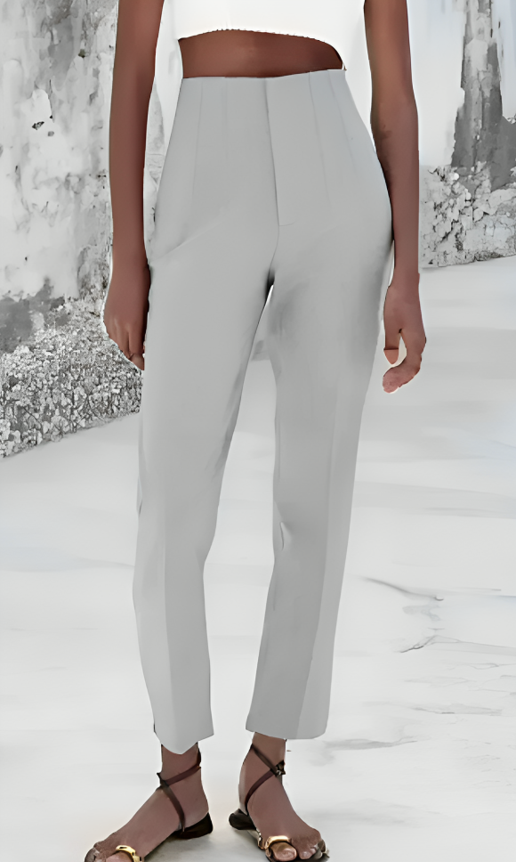 Elegante broek met hoge taille voor dames