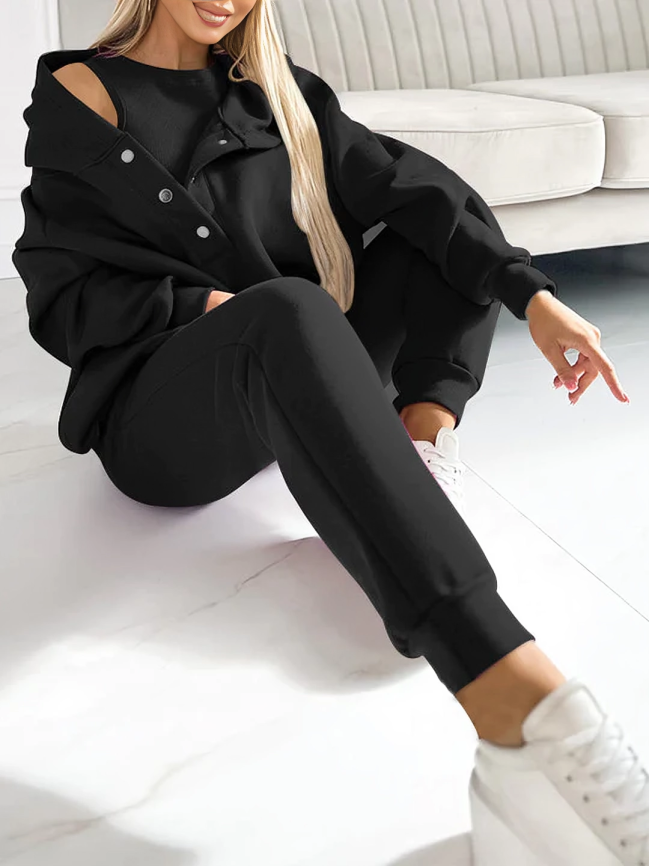 Stijlvol trainingspak met capuchon voor dames