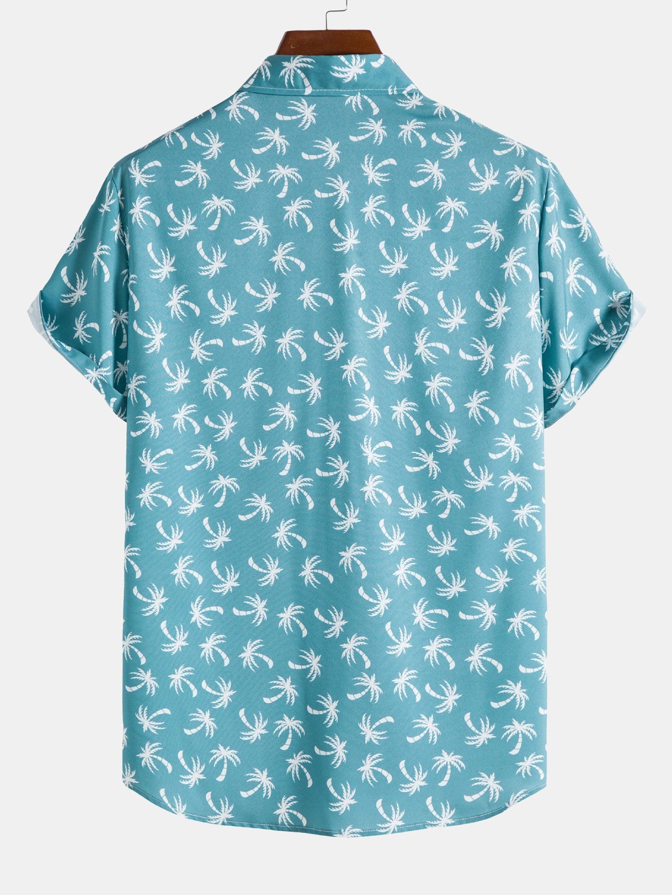 Shirt met kokospalmprint
