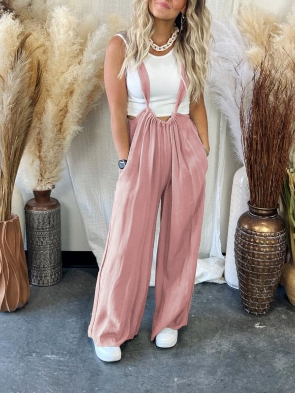 Zachte, losse, effen Dream-jumpsuit