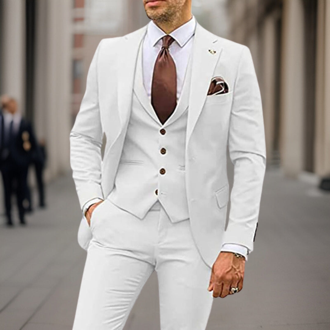 Danielius | Hoge kwaliteit business suit 3-delig pak set
