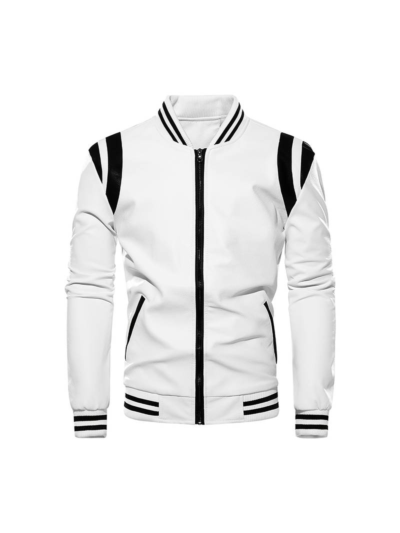 Casual bikerjack voor heren