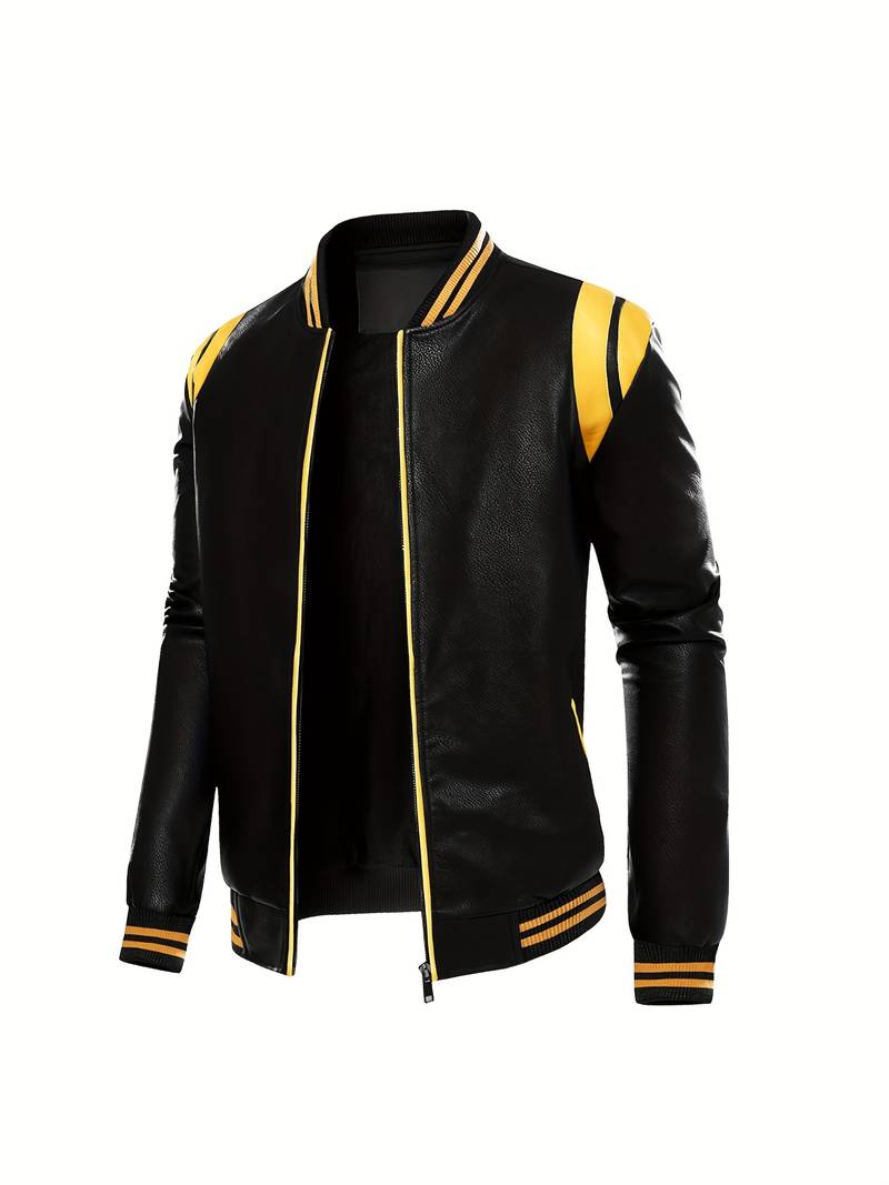 Casual bikerjack voor heren