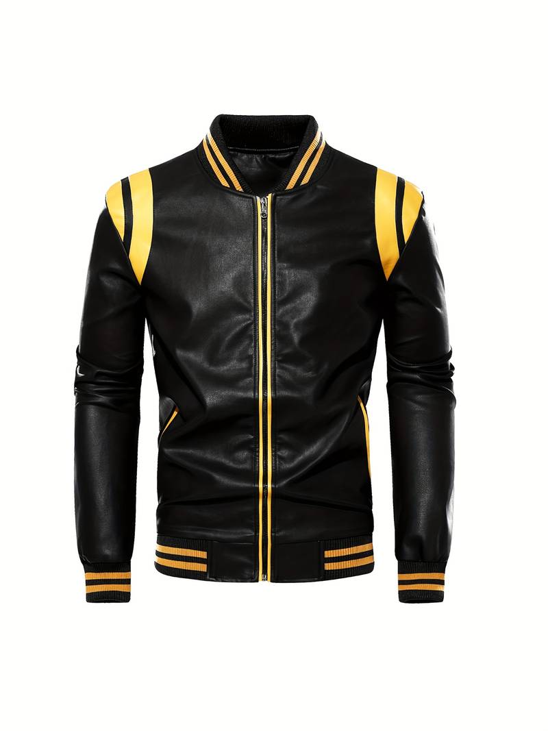 Casual bikerjack voor heren