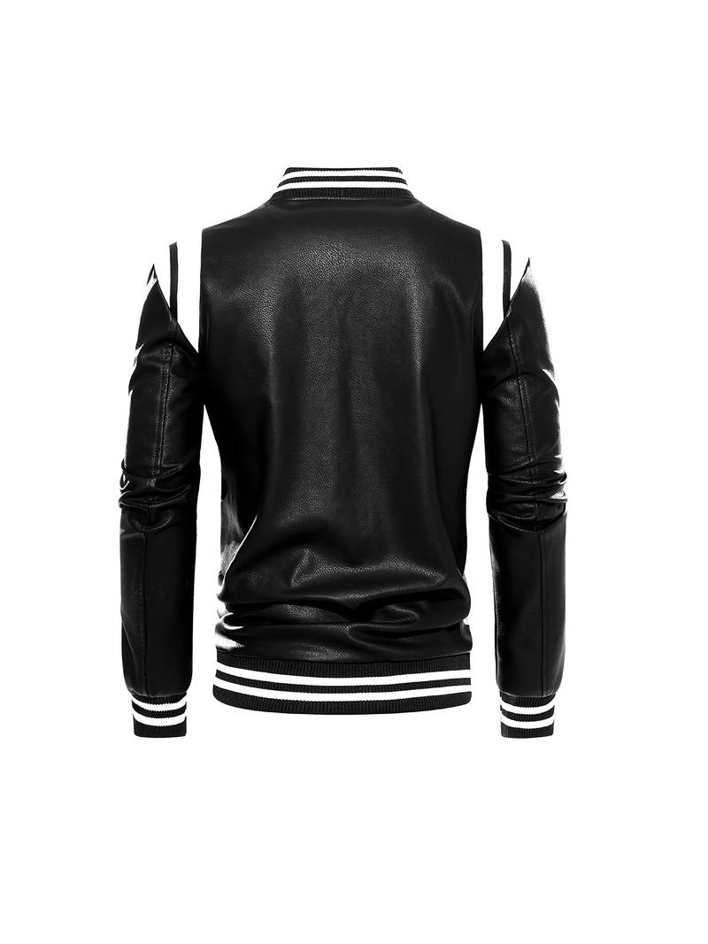 Casual bikerjack voor heren