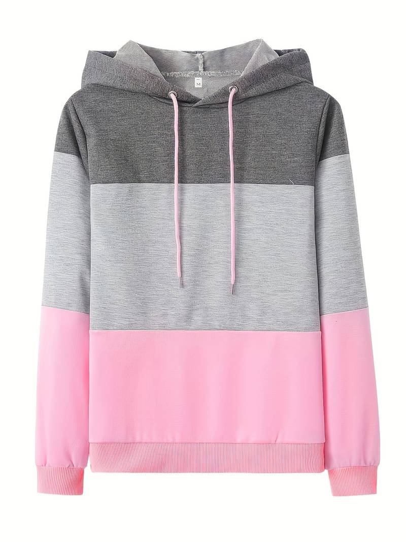 Colour block hoodie voor dames