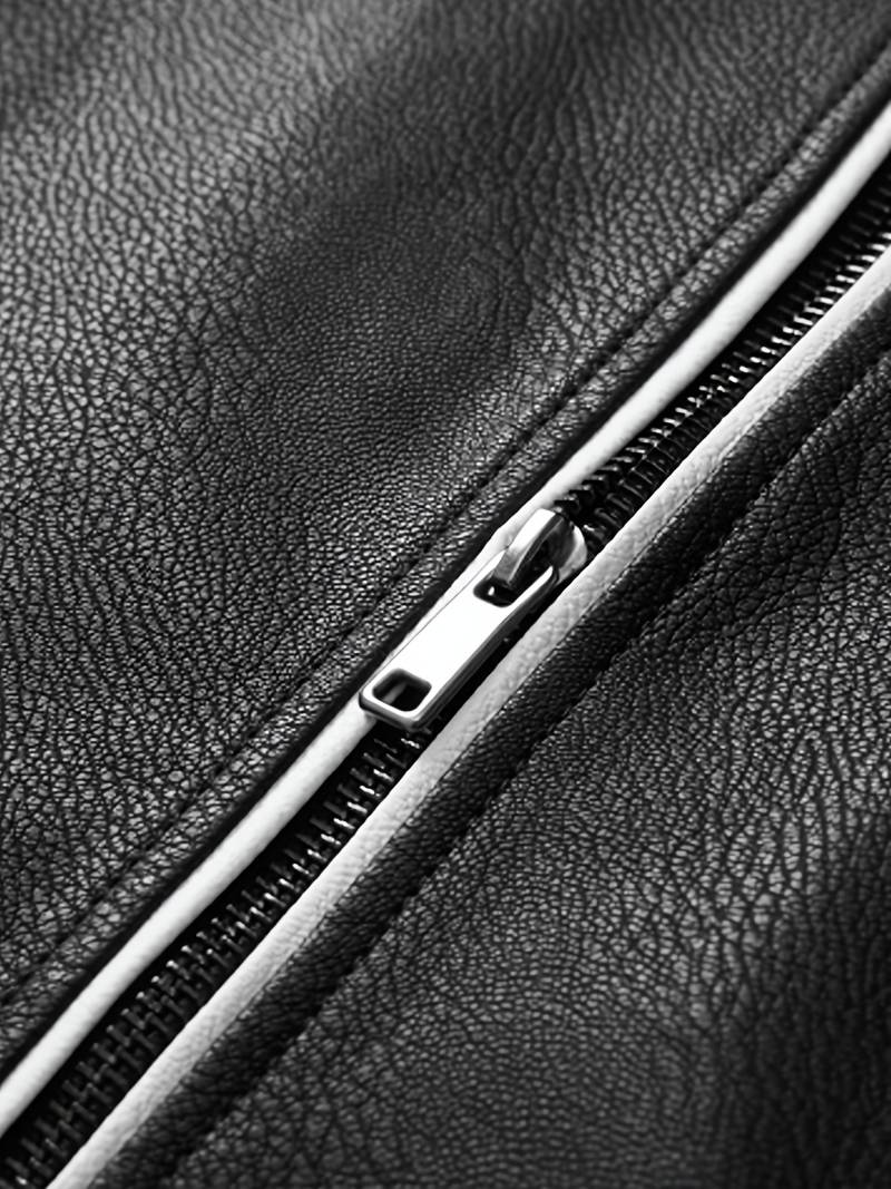 Casual bikerjack voor heren