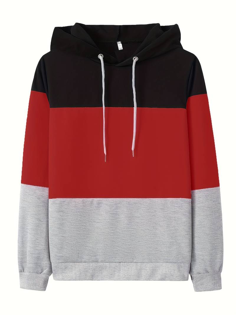 Colour block hoodie voor dames