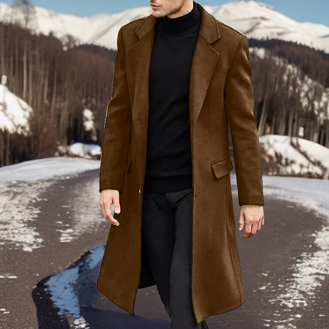 Emilian™ | Warme wollen jas van hoge kwaliteit