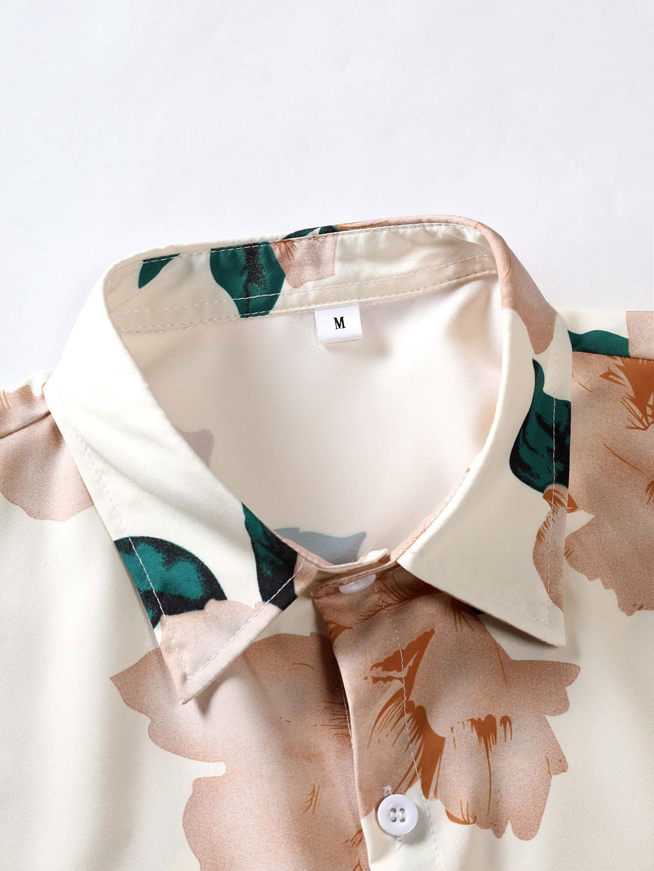 Button Up overhemd met bloemenprint