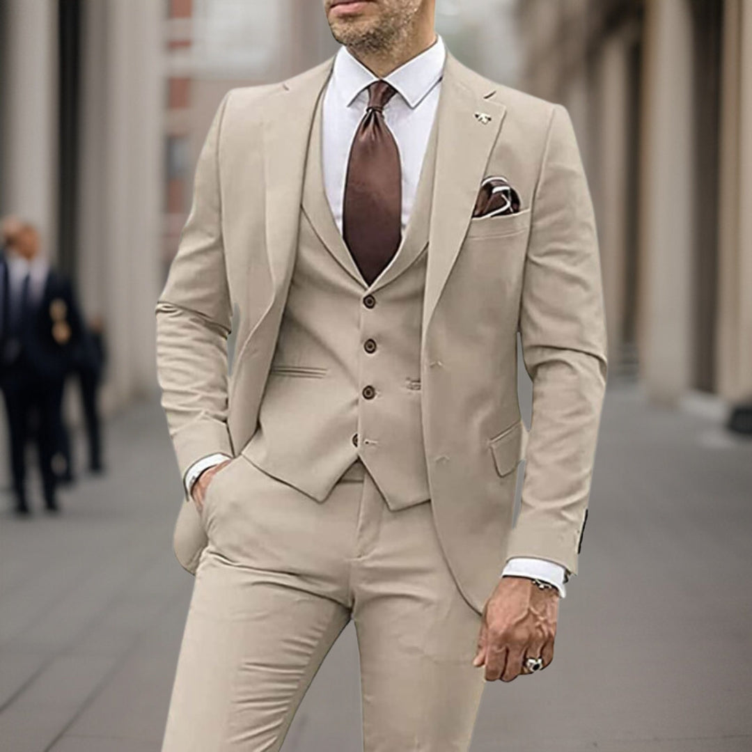 Danielius | Hoge kwaliteit business suit 3-delig pak set