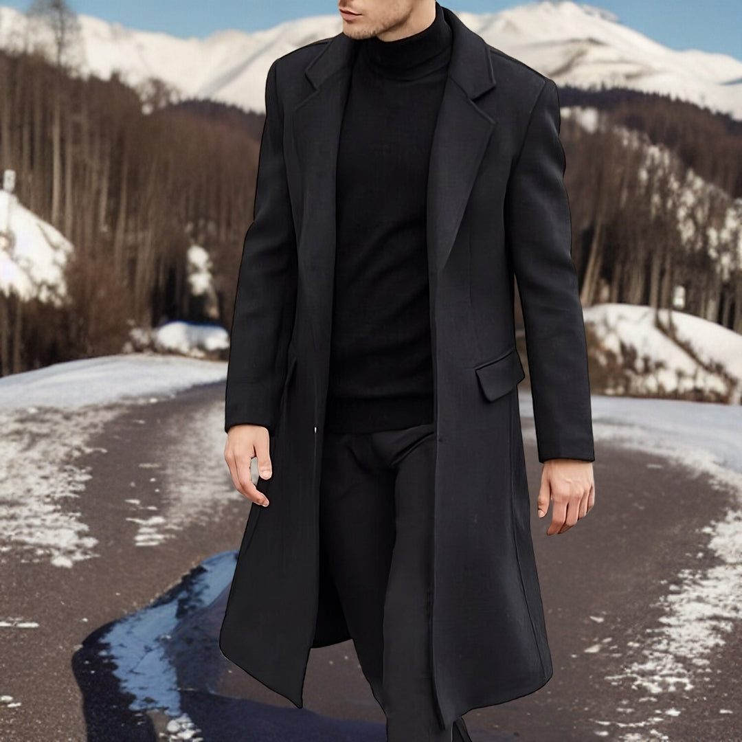 Emilian™ | Warme wollen jas van hoge kwaliteit