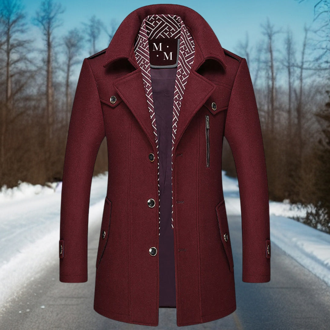 Percival™ Warme winterjas van wol