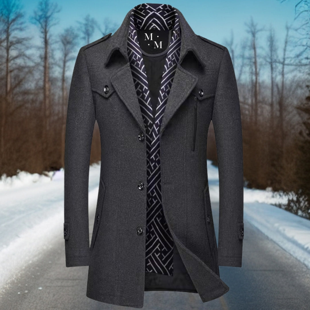 Percival™ Warme winterjas van wol