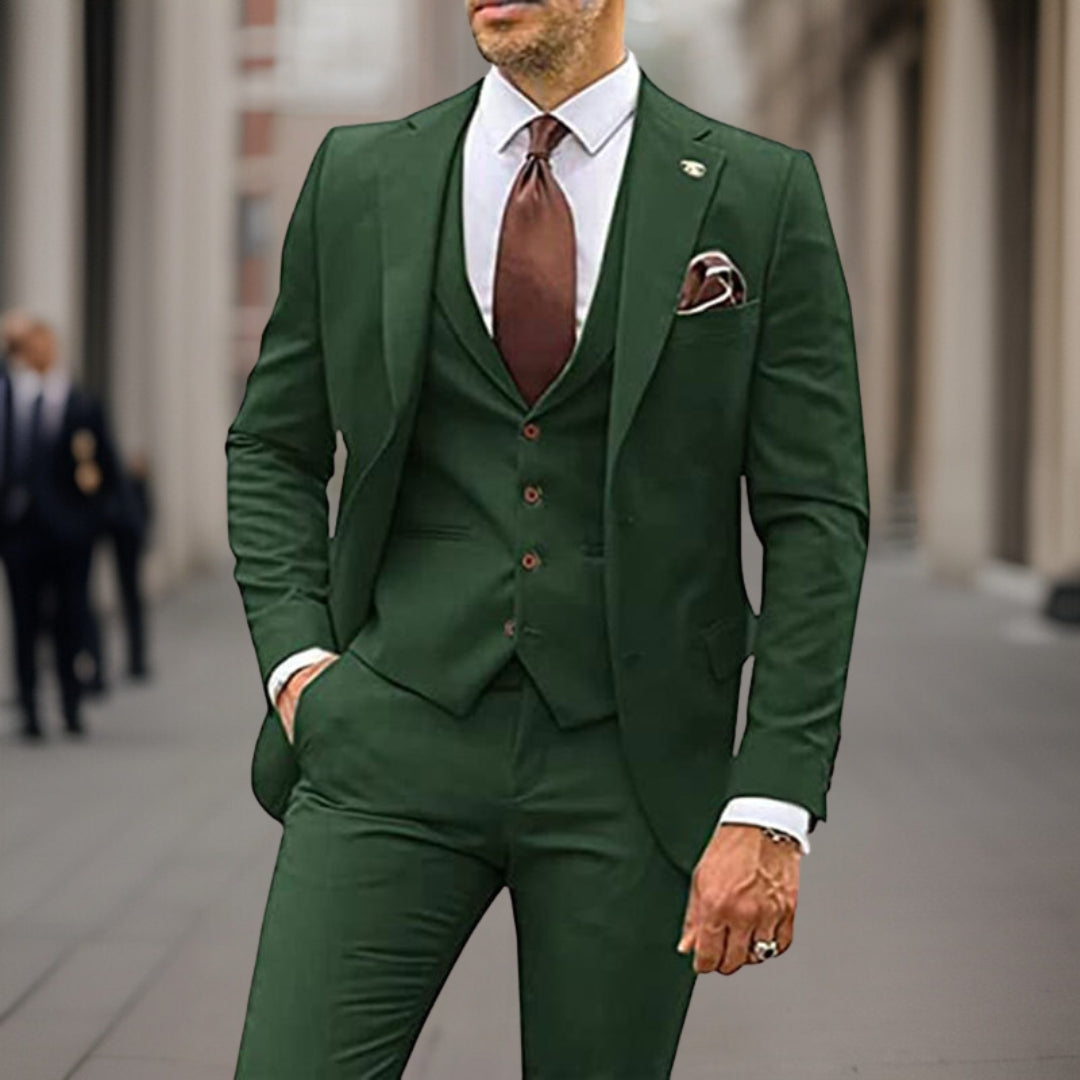 Danielius | Hoge kwaliteit business suit 3-delig pak set