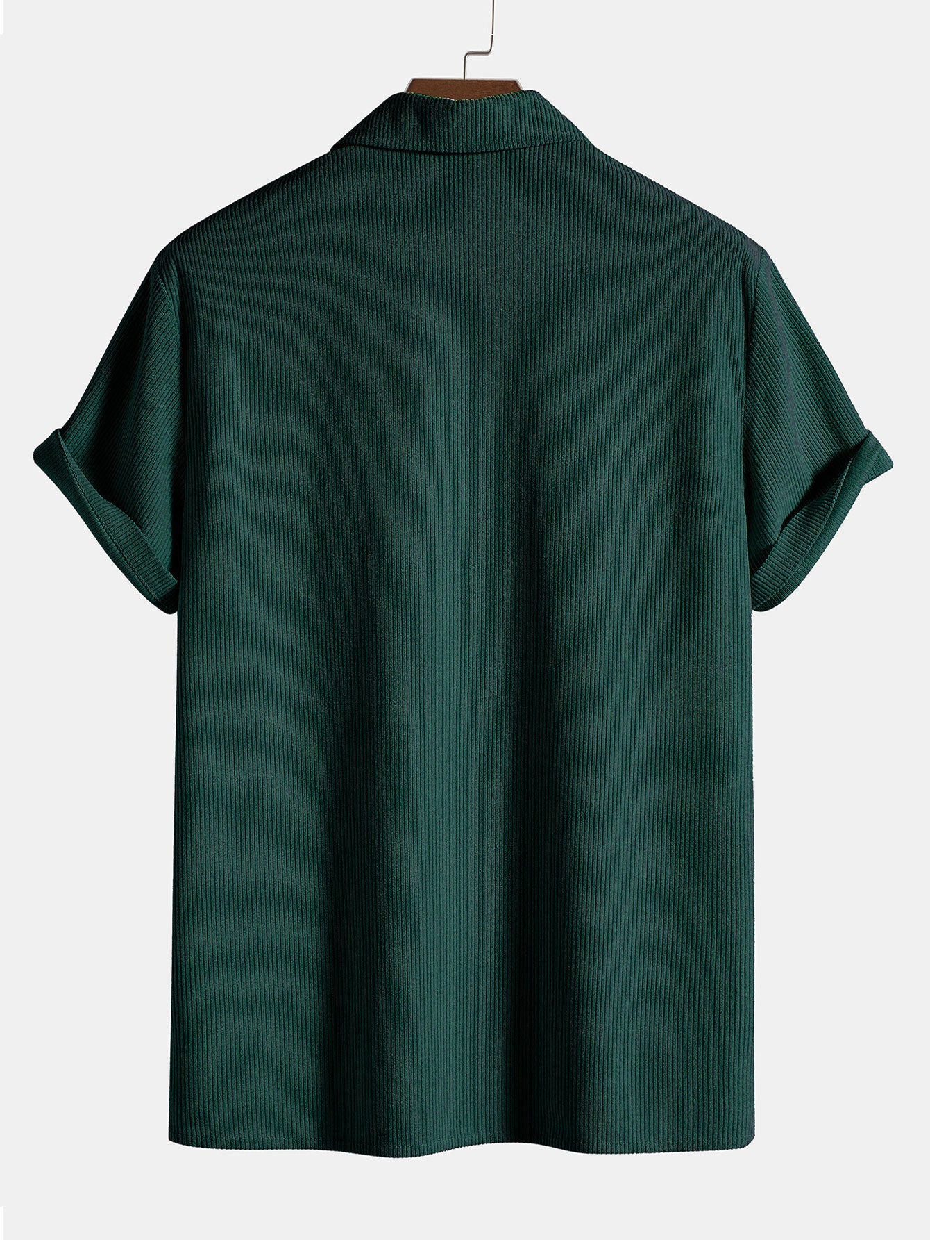 Corduroy poloshirt met korte mouwen