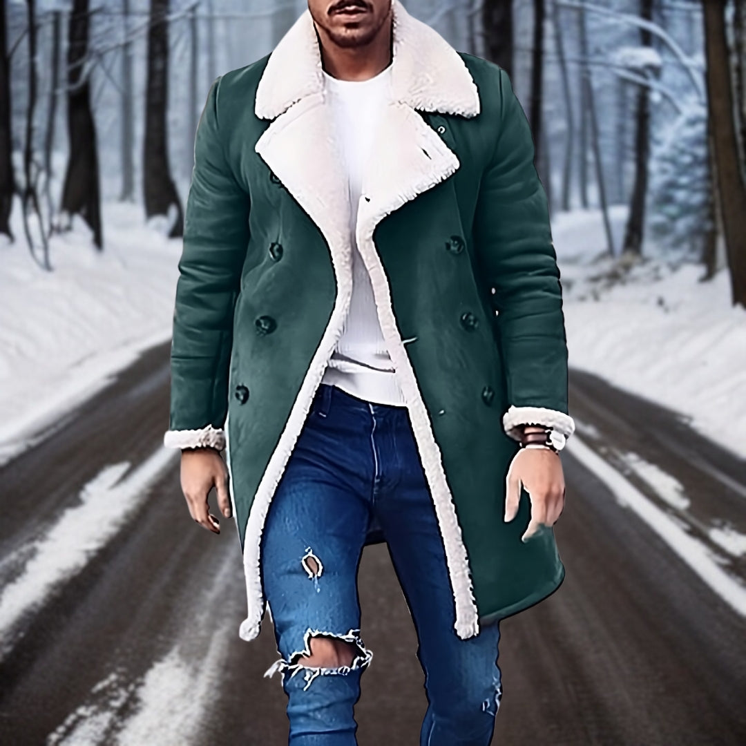 Alistair™ | Warme suède jas van hoge kwaliteit