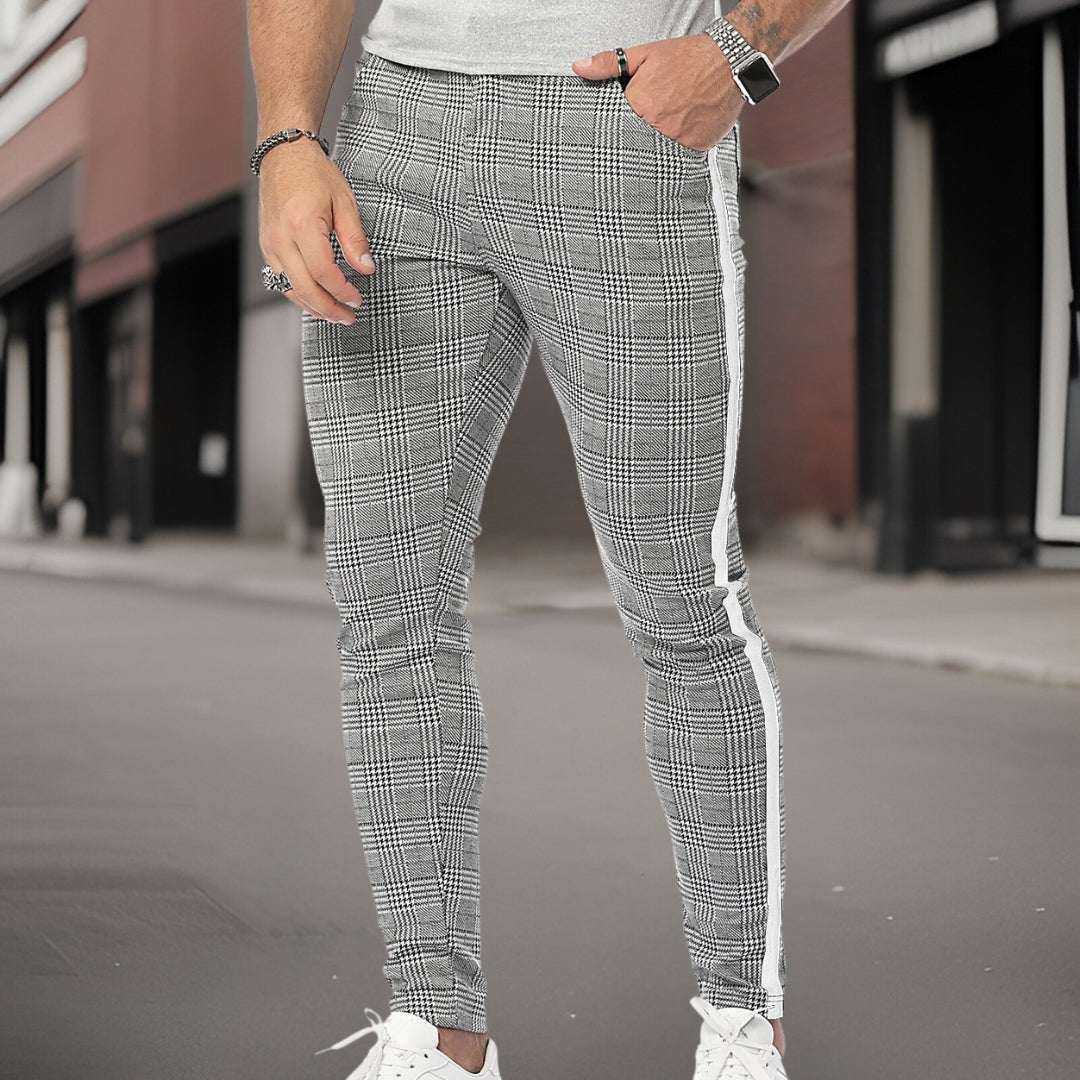 Jeremy™ geruite broek van hoge kwaliteit