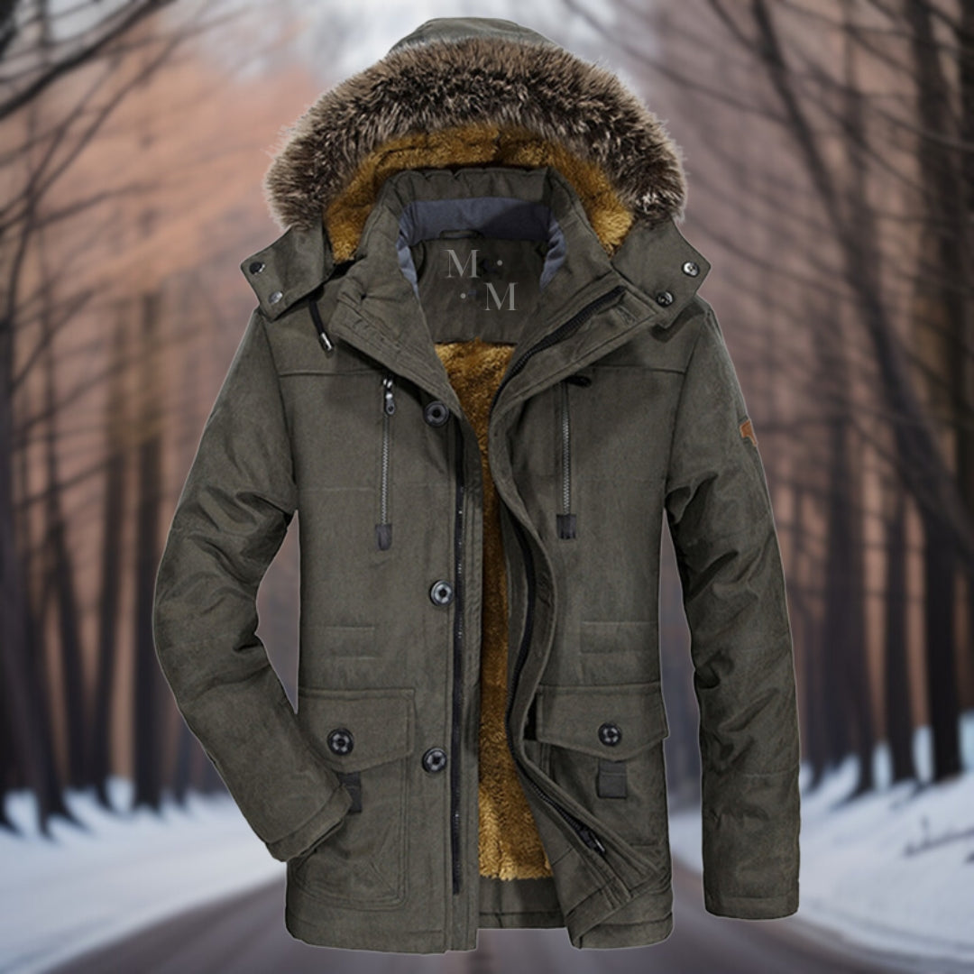 Benno™ Fluwelen cape met capuchon