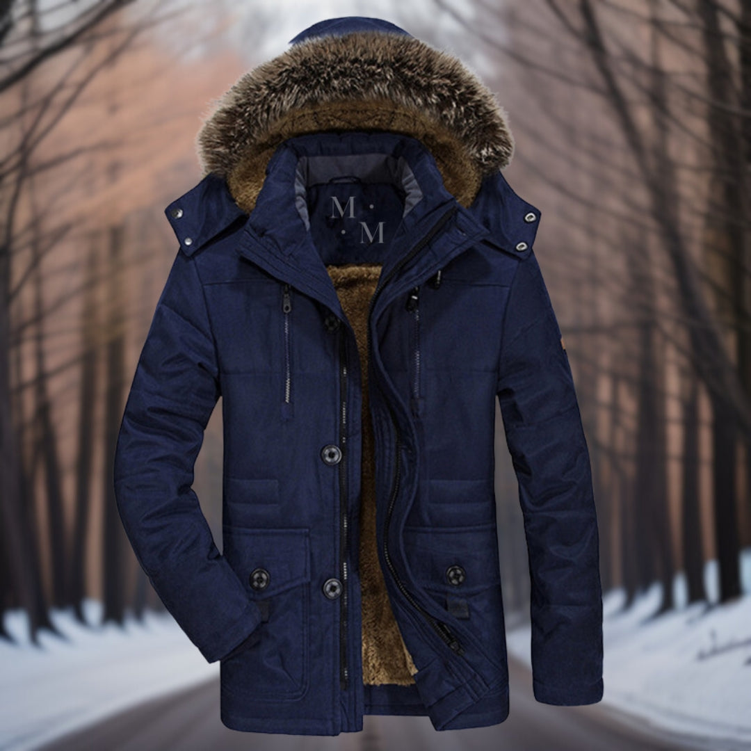 Benno™ Fluwelen cape met capuchon