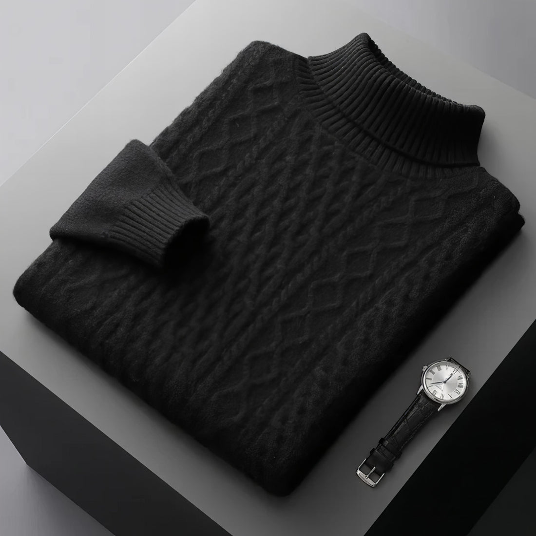 VINCENZO™ - Gestructureerde rolkraag