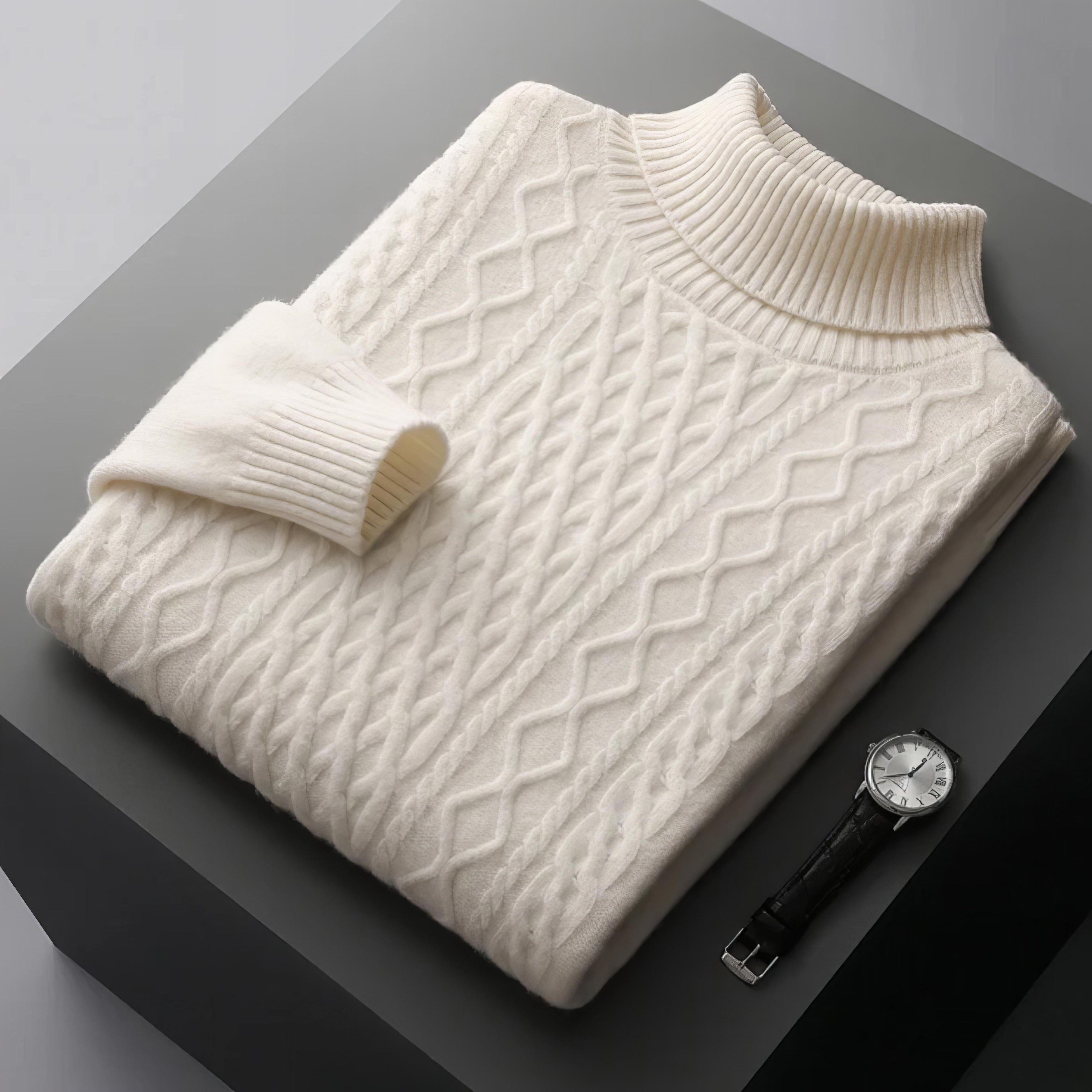 VINCENZO™ - Gestructureerde rolkraag