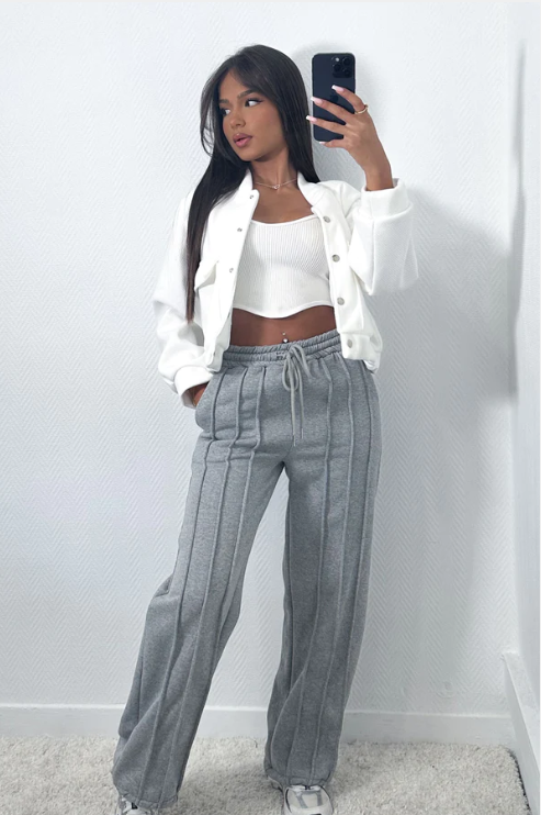 Gestreepte joggingbroek