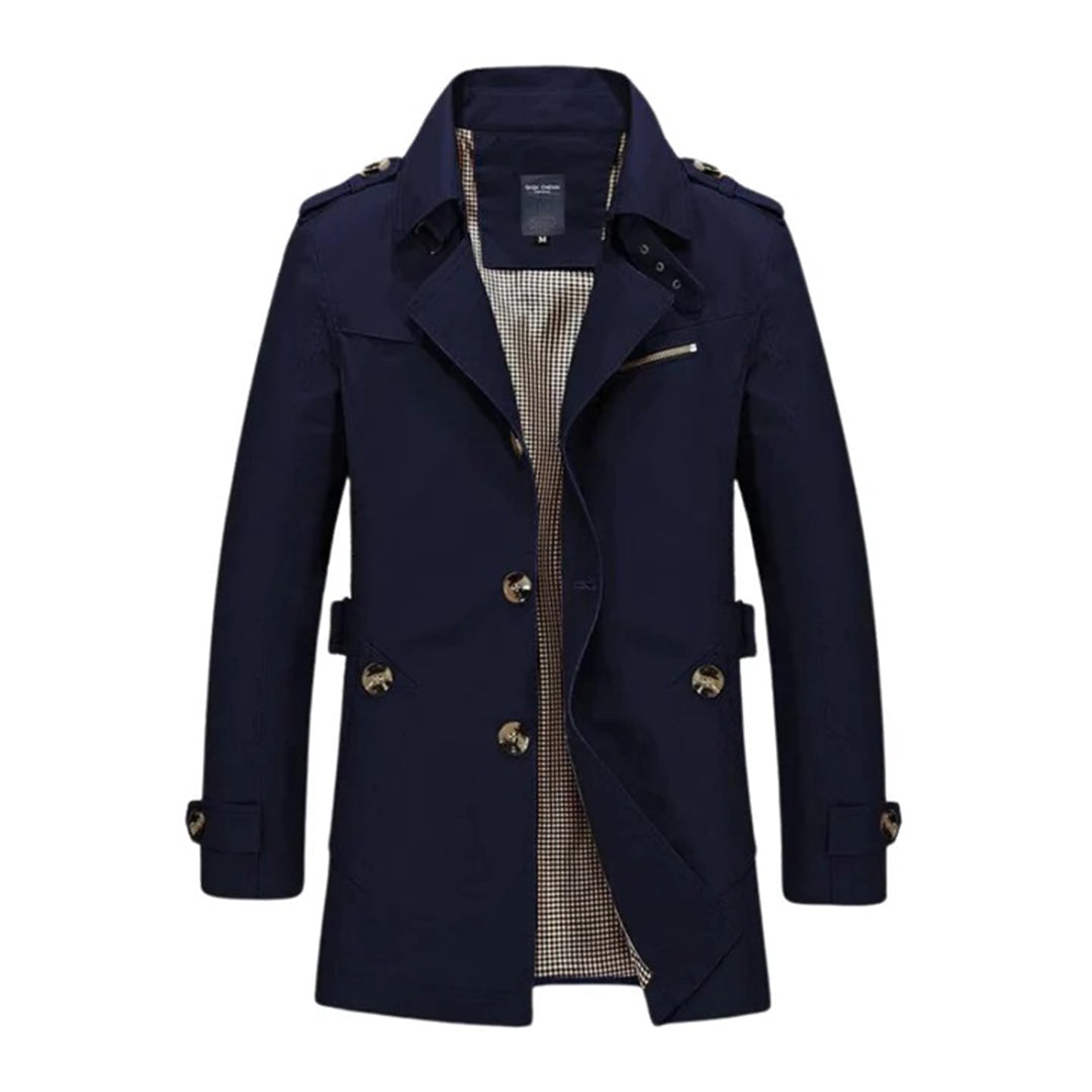 LUCAS™ Slanke trenchcoat voor heren