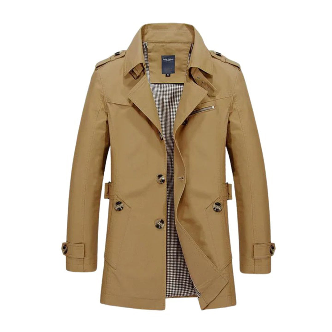LUCAS™ Slanke trenchcoat voor heren