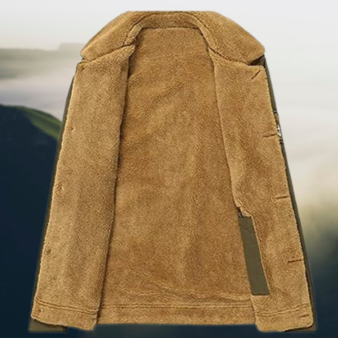 Warm fleecejack voor heren Winterjack