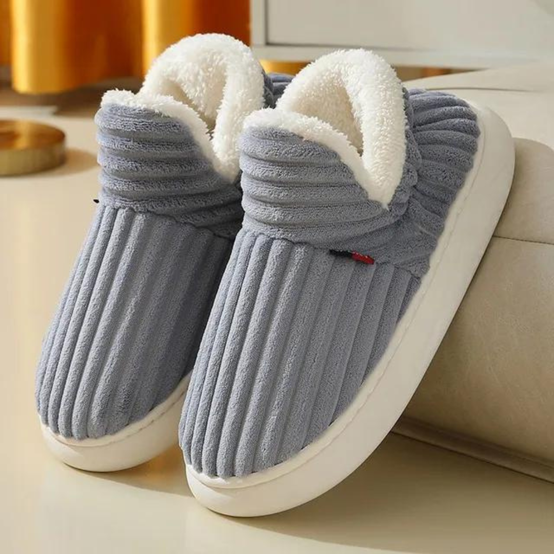 Ultiem voetcomfort met pluchen slippers