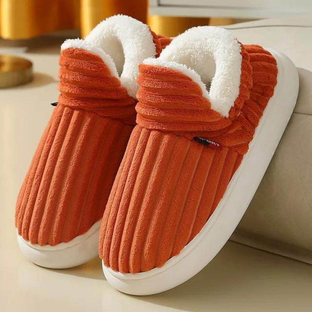 Ultiem voetcomfort met pluchen slippers