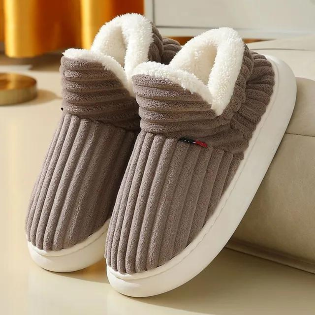 Ultiem voetcomfort met pluchen slippers