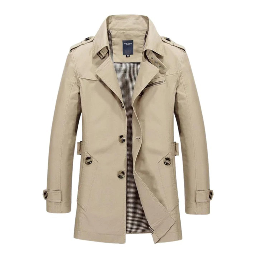 LUCAS™ Slanke trenchcoat voor heren