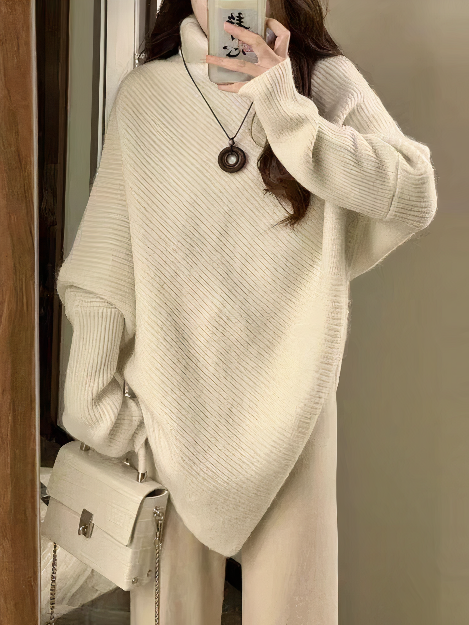 MISTY - Trui met col