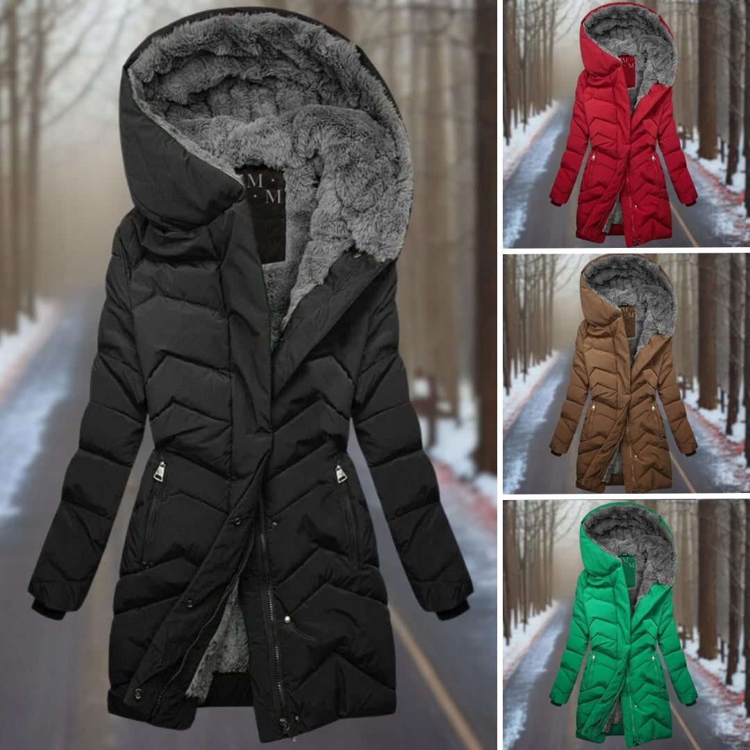 Larissa™ Warm gewatteerd fleecejack