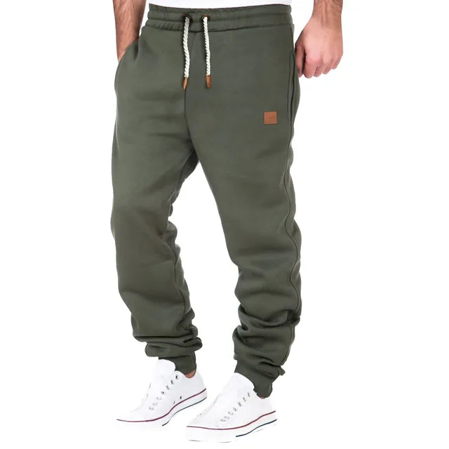 Fleece joggingbroek met trekkoord voor heren
