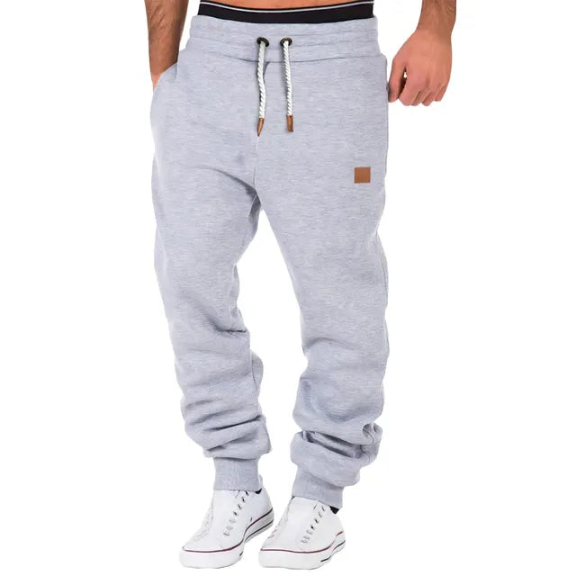 Fleece joggingbroek met trekkoord voor heren