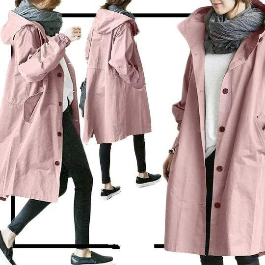 Waterafstotende trenchcoat