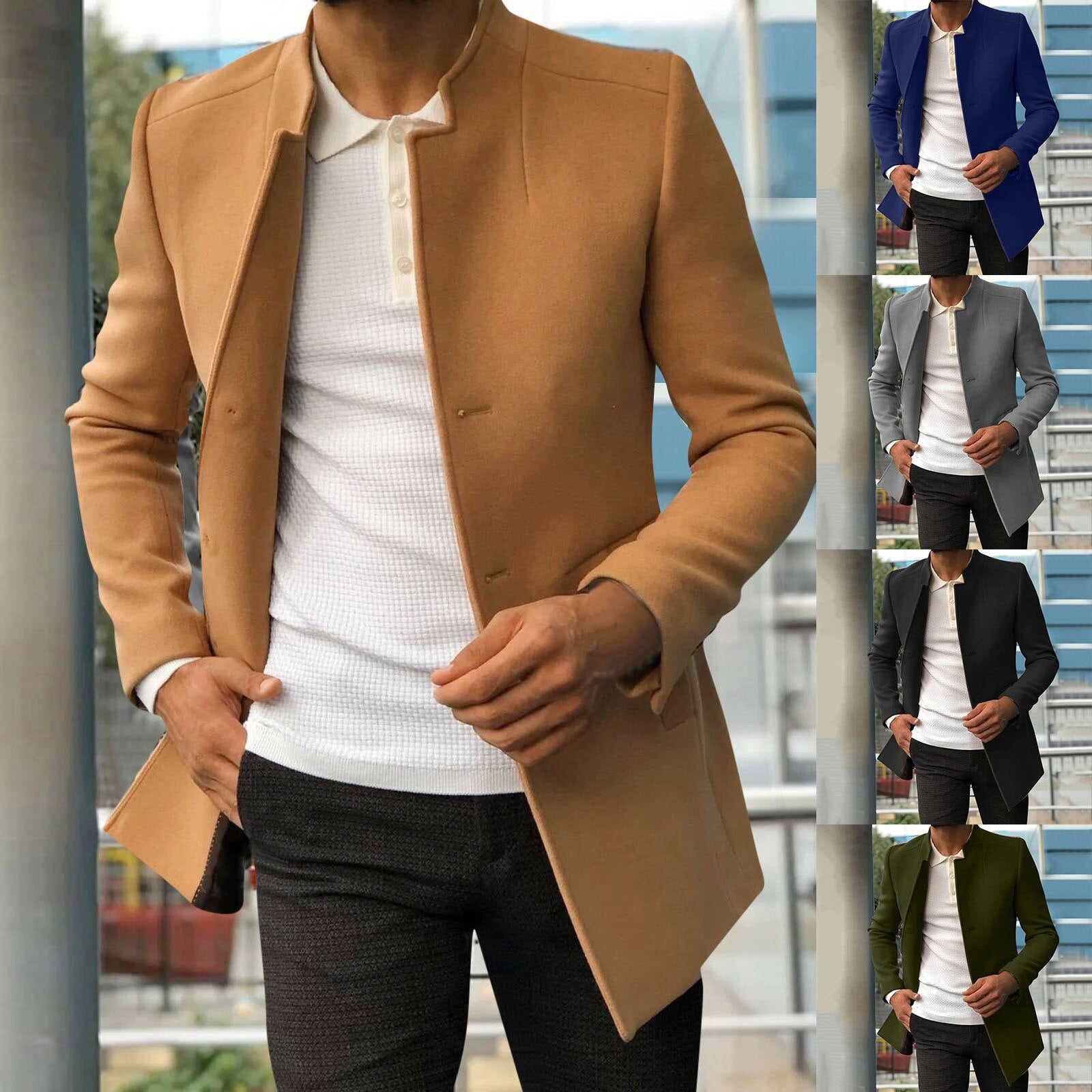 Herfstklassieker: Vincent heren tweed jas voor stijlvolle verschijningen