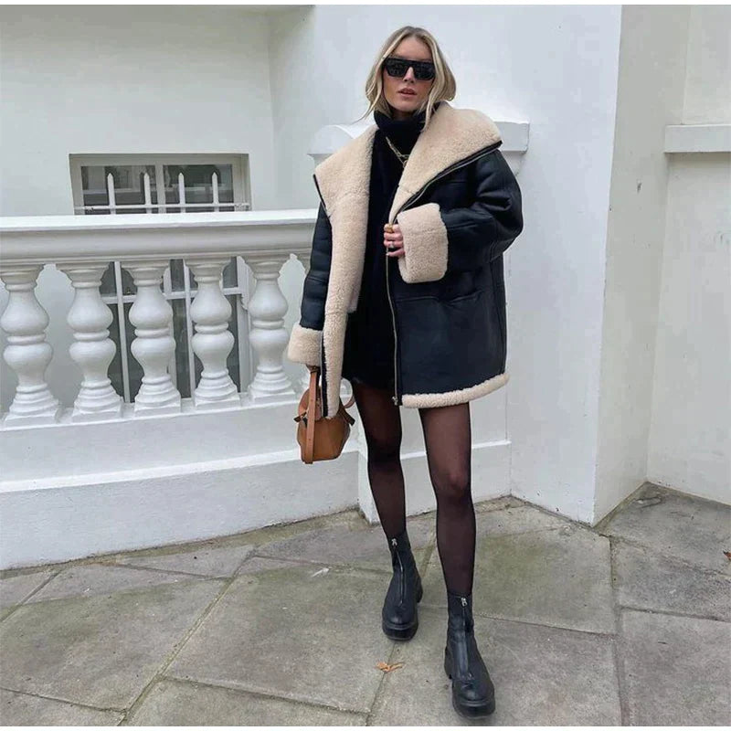 WARME WINTERJAS MET FLEECEVOERING - ADELE