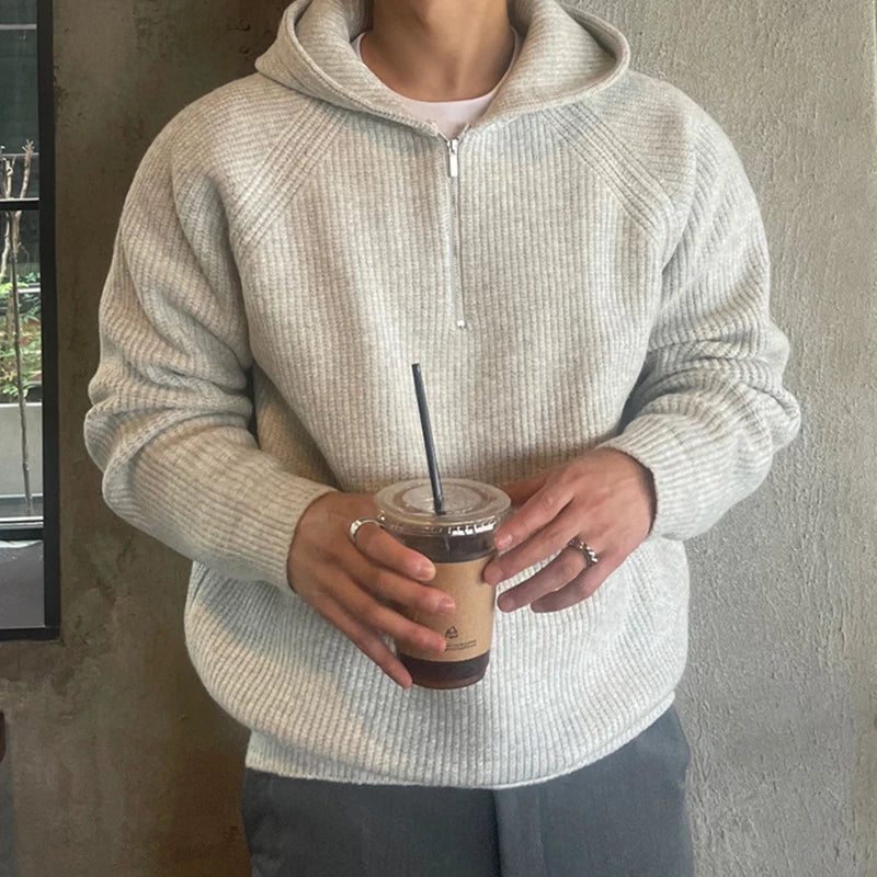 GEBREIDE TRUI MET RITS