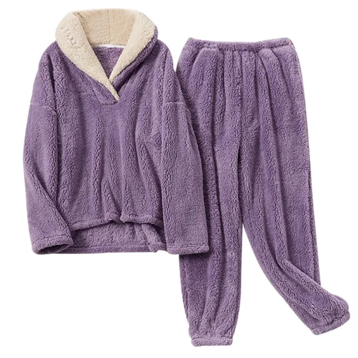NALA - Pyjamaset van fleece voor dames