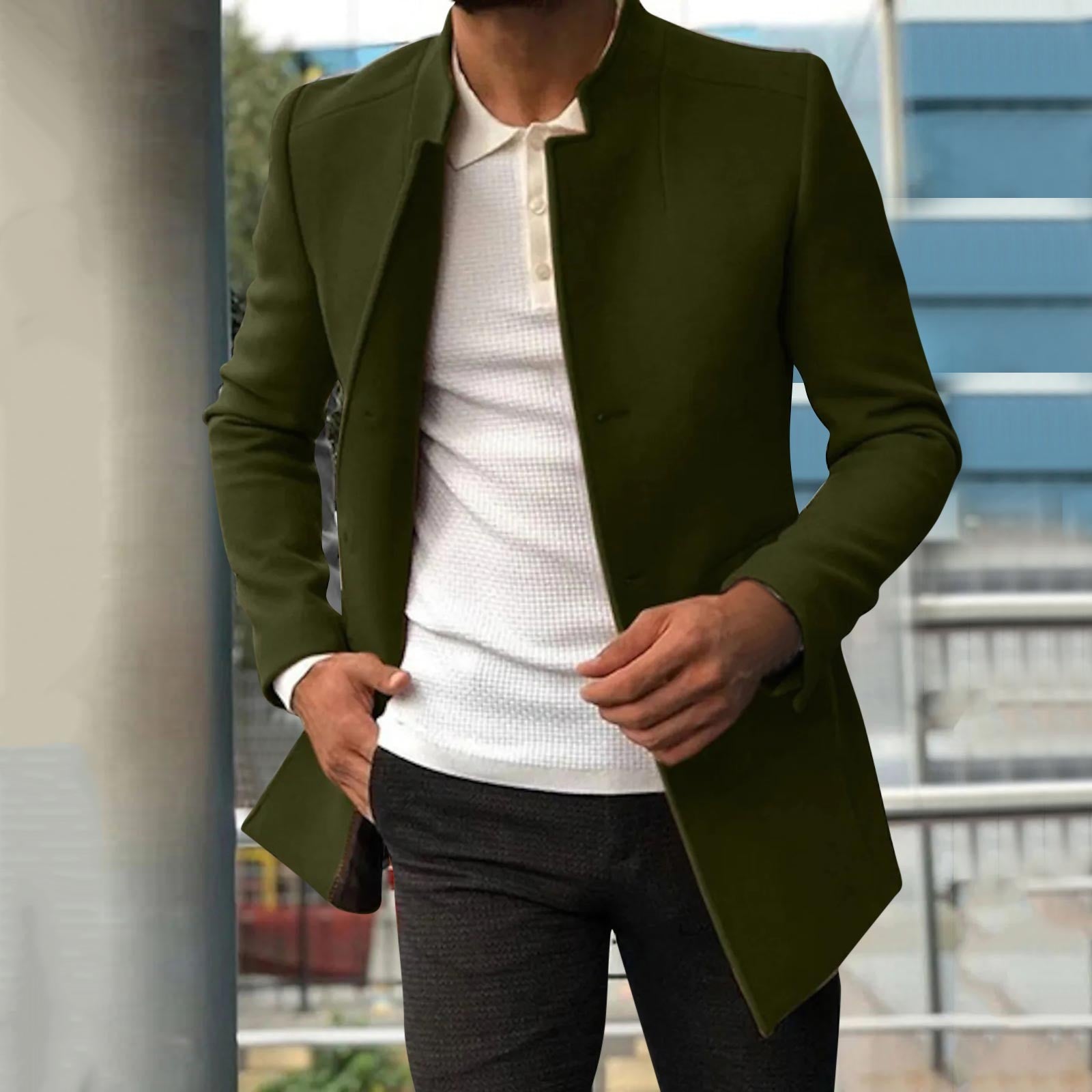 Herfstklassieker: Vincent heren tweed jas voor stijlvolle verschijningen