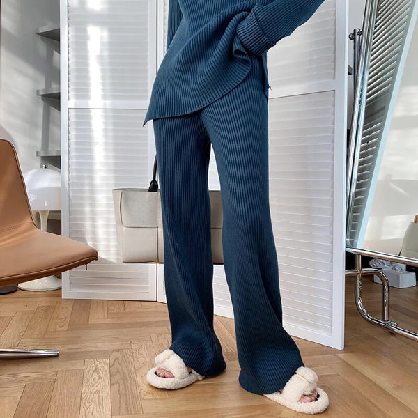 Gebreide set in twee delen