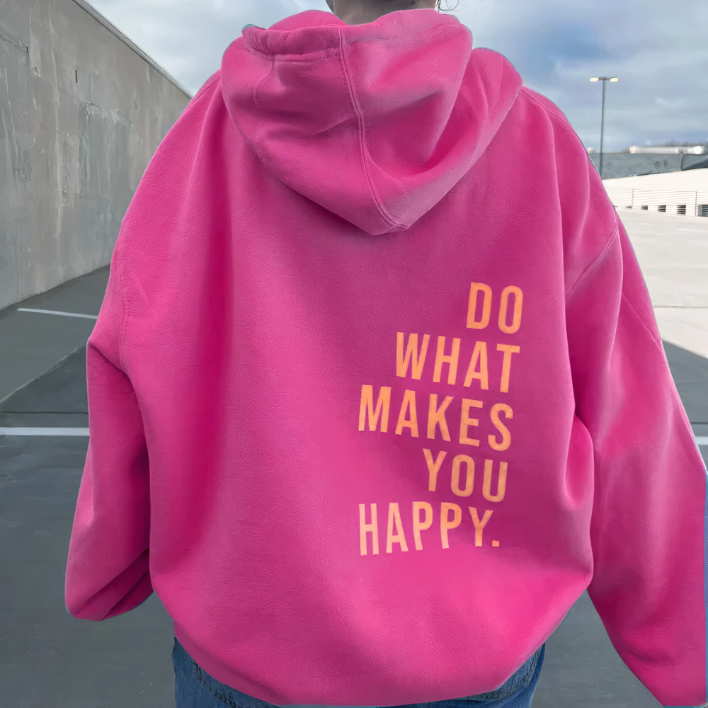 "Doe wat je gelukkig maakt" Hoodie