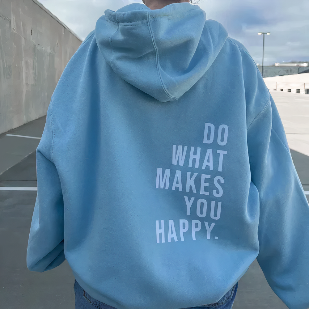 "Doe wat je gelukkig maakt" Hoodie