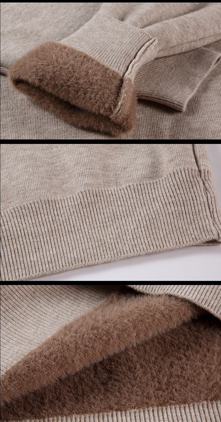 Ronan trui met halve col