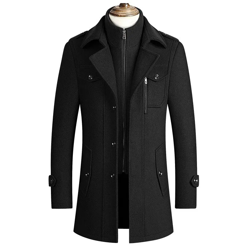 Harrison™ Luxe klassieke trenchcoat