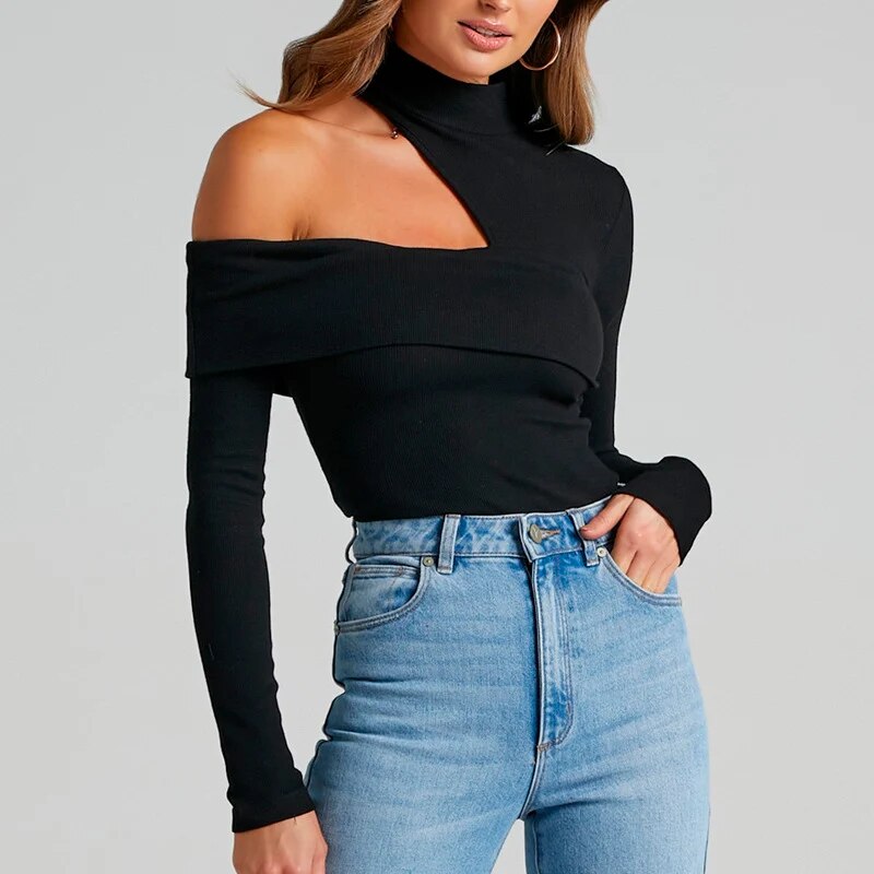 Gebreide trui met lange mouwen